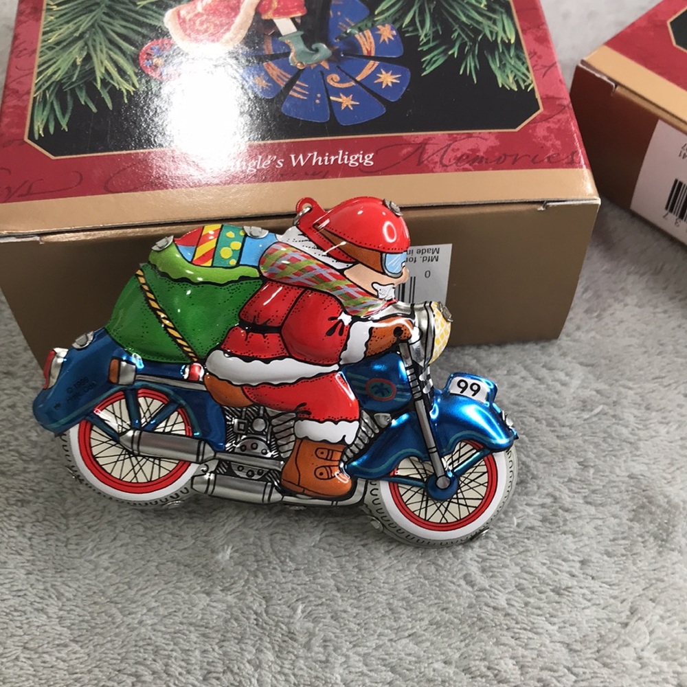 Hallmark Keepsake Ornaments Lot of 3 Santas Vintage New in Box - Picture 8 of 15